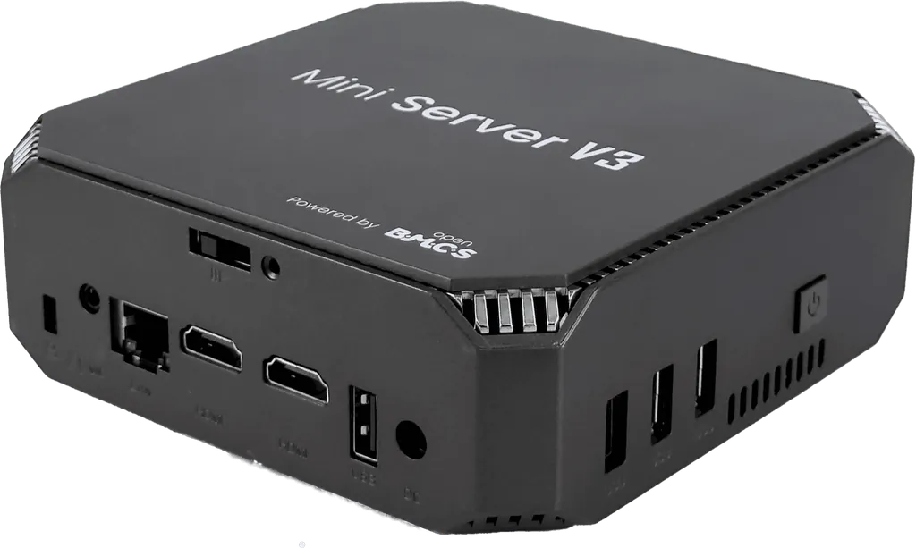 OpenBMCS Mini Server V3: compact dedicated server for OpenBMCS sites.